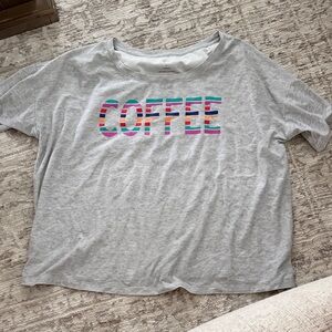 SO Light Gray Intimates Tee with Subtle Shimmer